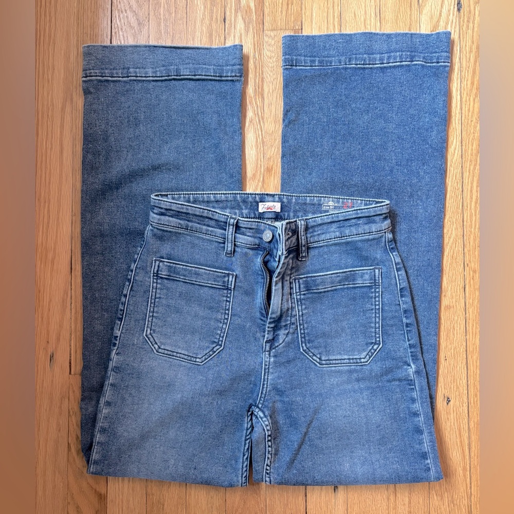 Faherty stretch terry patch pocket pant, size 27